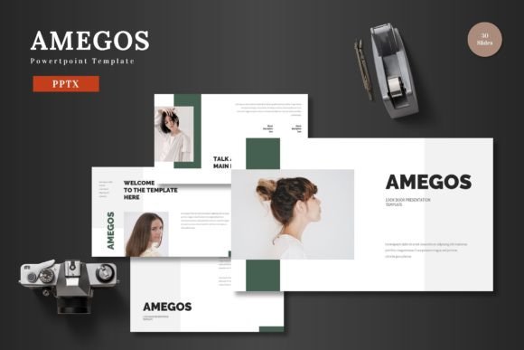 Amegos - Powerpoint Template: A Visual Toolkit for Modern Brands