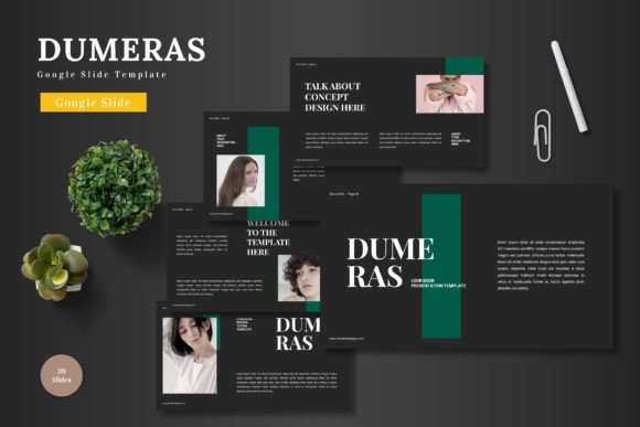 Dumeras: A Modern Google Slide Template for Clear Communication