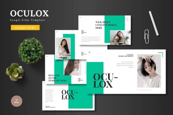 Oculox: A Flexible Google Slide Template for Visual Storytelling