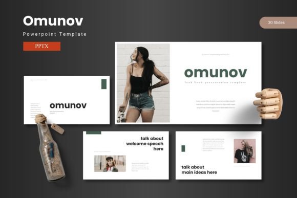 Omunov - Powerpoint Template: Crafting Presentations That Captivate