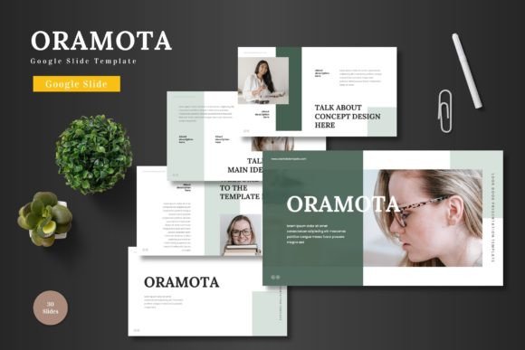 Oramota: A Clean, Scalable Google Slides Template for Modern Brands