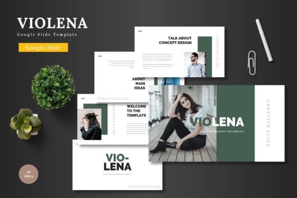 Violena: A Clean Template for Modern Business Presentations